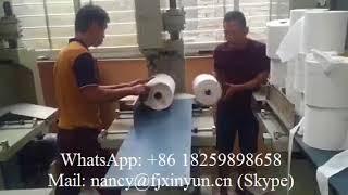 Semi auto industrial roll log saw paper cutting machine