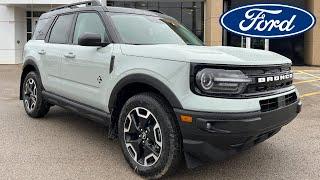 2024 Bronco Sport Outer Banks 300A 1.5L EcoBoost w/ Tech Package in Cactus Grey Walk-Around