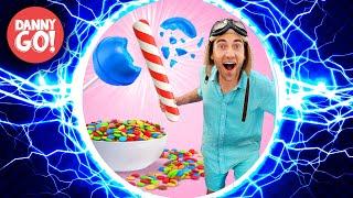 “Candy Cane Crush!”  Christmas Drum-Along Dance ️HYPERSPEED REMIX️/// Danny Go! Songs for Kids