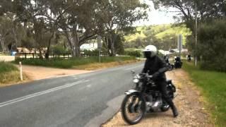 Vincents rIding up Willunga Hill & near Strathalbyn