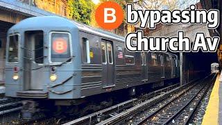 ⁴ᴷ⁶⁰ B Express Service Bypassing Church Avenue