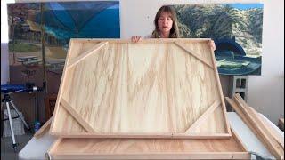 How to Build a Cradled Wood Panel Painting Surface