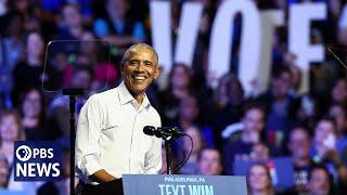 WATCH LIVE: Obama campaigns in Milwaukee for Harris in final swing state push before Election Day