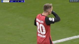 Alejandro Grimaldo Goal,Bayer Leverkusen vs Salzburg(5-0) All Goals and Highlights