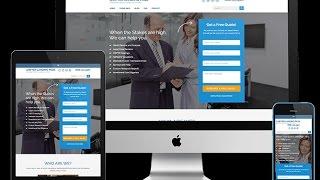 How To Create Law Firm Website or Landing Page Using Free WordPress From Scratch 2017