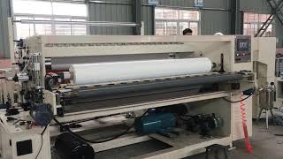 Full automatic industrial maxi roll JRT paper rewinder machine