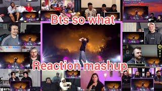 BTS So what reaction mashup| BTS reaction mashup|live performance Reaction mashup