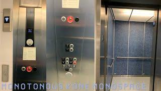 Monotonous KONE MonoSpace w/ White KSS 500 Traction elevator