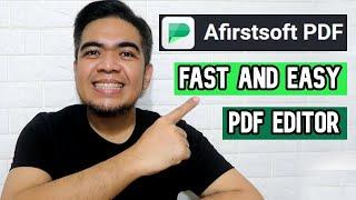 Afirstsoft PDF Editor | You should definitely check this out!