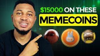 I Just Invested $15,000 into 3 Memecoins: See The coins.