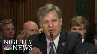 FBI Director Nominee Chris Wray Pledges ‘Independent’ FBI During Senate Hearing | NBC Nightly News