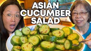 I Cook Asian Cucumber Salad With Mom