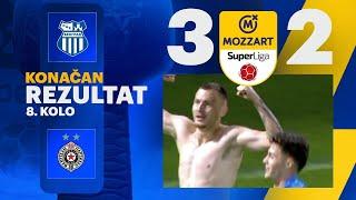 Mozzart Bet Super liga 2024/25 - 8.Kolo: OFK BEOGRAD – PARTIZAN 3:2 (1:2)