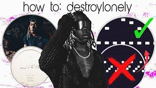 How LIL88 Makes CRAZY BEATS FOR DESTROY LONELY (LLF) l Fl Studio Tutorial