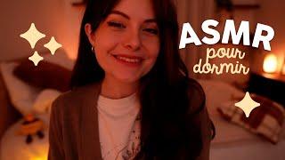 ASMR | Doux chuchotements pour dormir & crépitement de feu | Nouvel appartement !