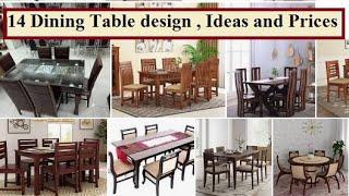 14 dining table design and price | dining table design ideas | online dining table India mart