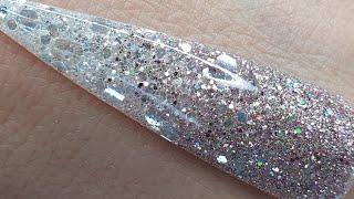 Elegant ombre glitter / How to do Gel nails with Merlin nails / Online Nail Courses Video tutorial