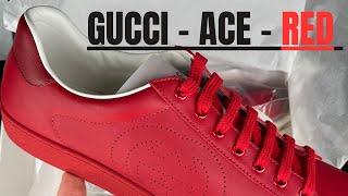 GUCCI - ACE SNEAKER (RED)