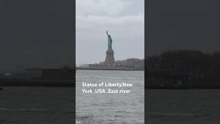 Statue of Liberty, #New York,#USA ,#East river,# Statue of liberty# youtube#shorts #travel