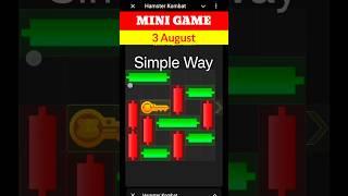 Hamster Kombat Mini Game Today 3 August Unlock Key | 3 August Mini Game Hamster Kombat#hamsterkombat