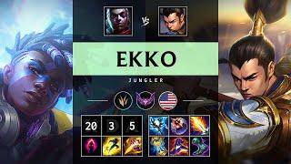 Ekko Jungle vs Xin Zhao: Legendary - NA Master Patch 14.20