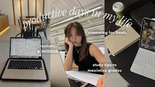 STUDY VLOG  productive days in my life, finals week, cramming for law school, study tips & adulting