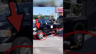 Driver Flees Parking Lot After Being Booted