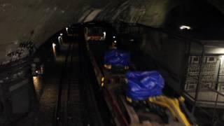 Construction Train in Châtelet station