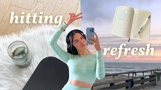 april monthly reset  spring cleaning, first pilates class, life in LA | vlog