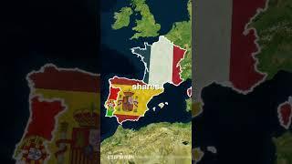 Spain borders AFRICA by land?! #shorts #geography #geopolitics #mapping #spain