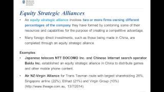 Cooperative Strategy- Strategic Alliances Pt 1