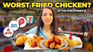 Fast Food  VS Convenience Store Chicken in The PHILIPPINES !