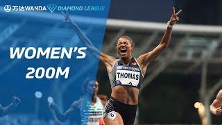 Gabrielle Thomas streaks to victory in the 200m in Paris - Wanda Diamond League 2023