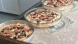 PİZZA YAPARKEN ABARTMAYI SEVİYORUZ En sevilen  Ev Yapımı Pizza ||||||| Dilek’in Mutfak Dünyası️