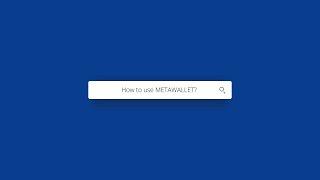 METACOIN Project - METAWALLET Ver.2 (English)