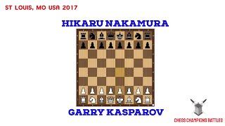 Kasparov vs Nakamura: 2017 St. Louis Nimzo-Indian Chess Showdown!