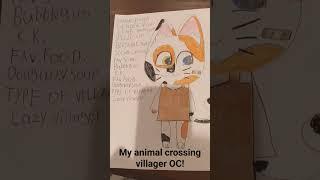 My animal crossing villager cat OC #ACNH #animalcrossing #cats