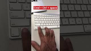 Fastest way to use emoji’s on MacBook ️