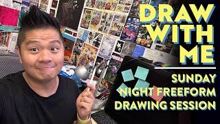 Sunday Night Drawing!  Draw With Me