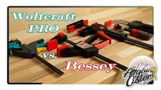 Wolfcraft Pro vs. Bessey der Einhandzwingen Vergleich