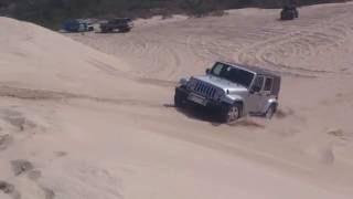 Jeep Wrangler Unlimited Sahara Off Road in Sand Dunes Club Jaibos 4x4