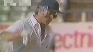 David Gower clean bowled by Fiery Imran Khan