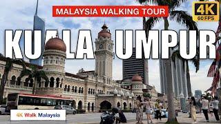 [4K 60fps HDR] KUALA LUMPUR | Tourist Spots in Kuala Lumpur City - July 2024 | Malaysia Walking Tour