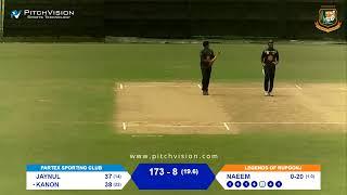 BDPDCL T20 I 2019-2020 I Relegation I Legends of Rupgonj vs Partex 23.06.2021