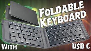 Top  Foldable Keyboard  With USB C