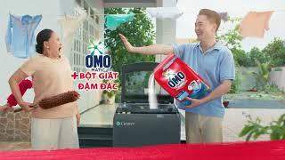 Bột giặt Omo Matic Đậm Đặc MỚI - CẶN TRẮNG CHẲNG LO TỐI ƯU GIẶT MÁY