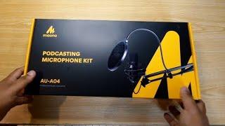 Unveiling the Maono Au-A04 Podcasting Kit | unboxing | Mux Sound