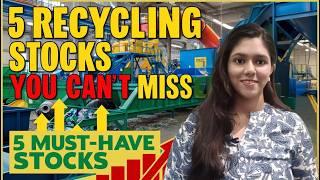 Best 5 Recycling Stocks in India | Battery | E-Waste | Water | Metal | Bottle Recycling Stocks