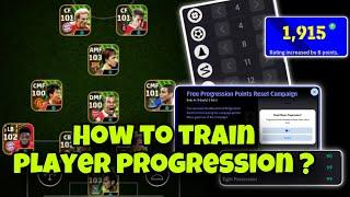 How to train Player Progression in Efootball | Player Progression Reset | Efootball | Zenor |