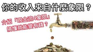 介紹「現金流4象限」搞懂就能變有錢？你的收入來自什麼象限？